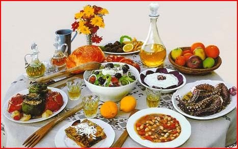 национальной кухни Греции